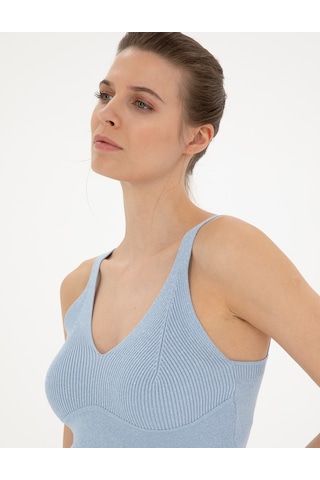 Pierre Cardin Kadın Kazak /triko 50284799-vr249 Açık Mavi