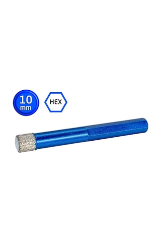 Master 530932 Altıgen Saplı Granit Mermer Delme Panç 10 Mm