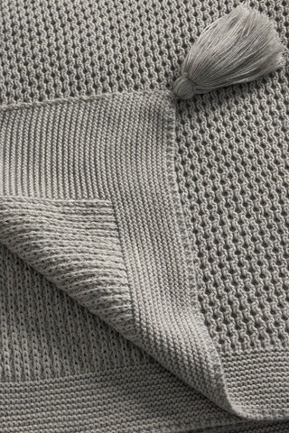 Miel Vizon Kenarı Ponponlu Çift Kişilik Battaniye 200x220 37110 Vizon