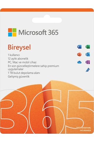 Microsoft Office 365 Qq2-00006 Bireysel Abonelik - 1 Yıl (443590945)
