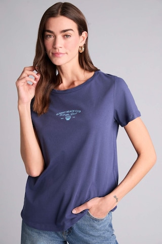 Defacto Baskılı İndigo Kadın T-shirt H1384ax/ın231
