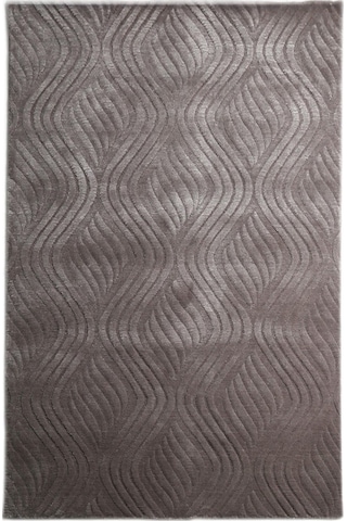 Çam Halı Emboss Jr 10 Gri Modern Desen Yeni Zellanda Yünü Ve Visk 130X190 Gri