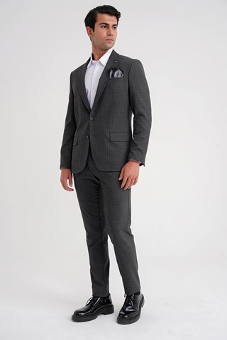 C 724 Ceket Comfort Füme Füme