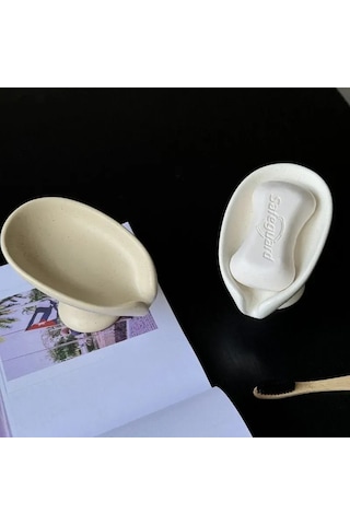 Mufunye Beyaz Sabunluk - Tekli Paketli Mutfak/ Bathroom Sabun Tutucu Diğer