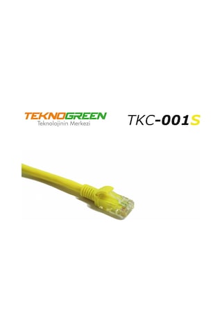 Teknogreen Tkc-001S 1M. Cat6 Kablo Sarı