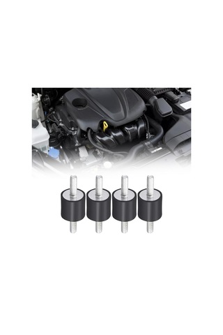 Suntek 4 Adet Kauçuk Montaj Amortisörü Bağlar Otomobil Su 30mmx30mm-m8