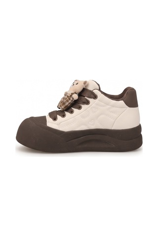 Ayakkabı Fuarı Elit Hml262-1151 Kadın Klasik Sneaker Bej