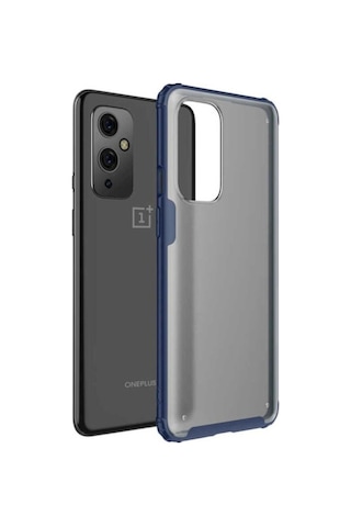 One Plus 9 Kılıf Zore Volks Kapak Lacivert
