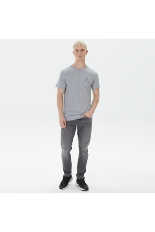Huf Essentials Tt Erkek Gri T-shirt