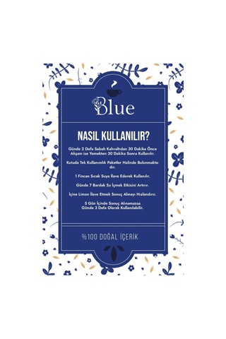 Blue Skin Care Karışık Bitki Çayı 30'lu