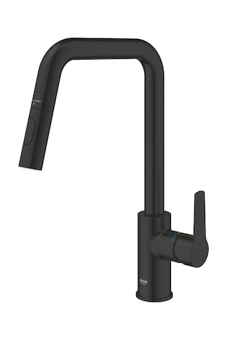 Grohe Start Tek Kumandalı Eviye Bataryası Spiralli 2f 30619000 Muadili 30632000 Mat Siyah