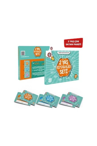 2 Yaş Etkinlik Seti Ve 12-24 Ay Cırt Cırtlı Ikili Paket