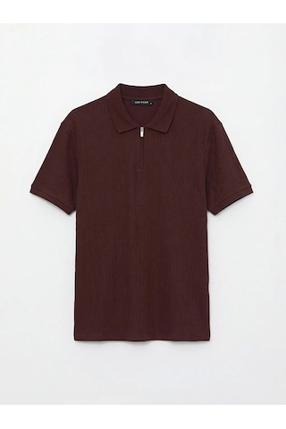Lc Waikiki Bordo Polo Yaka Fitilli Erkek Triko Tişört