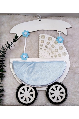 Puset Araba Bebek Odası Kapı Süsü Çok Renkli