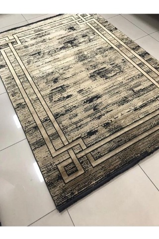 Merinos Halı Bamboo Lavi 34666 975 Serisi Bambu İplik Salon Oturma Odası Halısı Gold