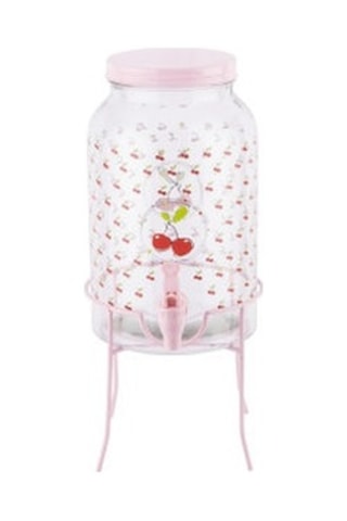 Tantitoni Standli Cherry Cam Meşrubatlik Sebil 3.5 L Pembe - Şeffaf