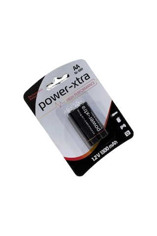 Power-xtra Aa 1300mah 1.2v Ni-mh Şarj Edilebilir Pil - 2'li Blister