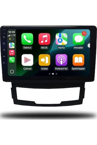 Caros Ssangyong Korando 2011-2013 Uyumlu Android Multimedya 4gb Ram 32gb Hafıza 9"