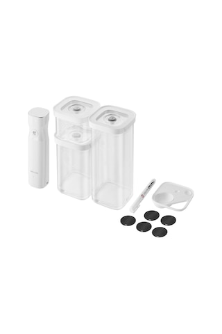 Zwilling Fresh Save Cube Vakumlu Başlangıç Seti S 6 Parça Şeffaf Beyaz