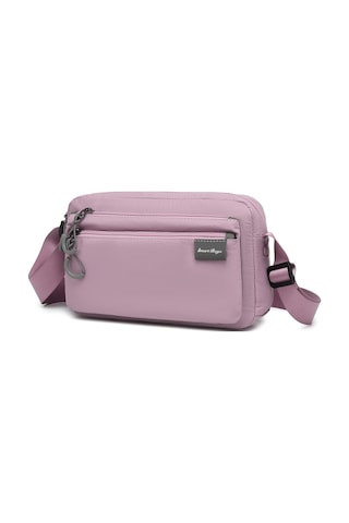 Smart Bags Ten Orta Boy Çok Cepli Ultra Hafif Kumaş Kadın Omuz Ve Postacı Çanta Ten Rengi