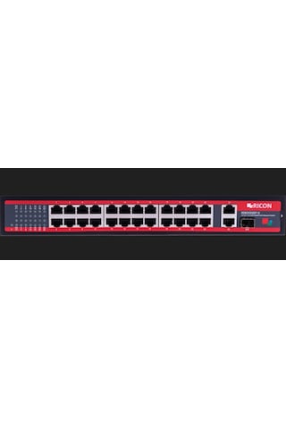Ricon RSB243GEP-U 24 Port Gigabit Ethernet Power Over Ethernet Unmanaged Switch