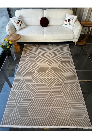 Still Halı Salon, Oturma, Yatak Odası Halısı Desen Kodu 77801-070 Bej