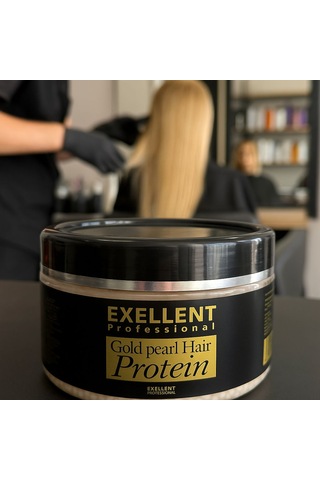 Exellent Professıonal Gold Pearl Hair Protein