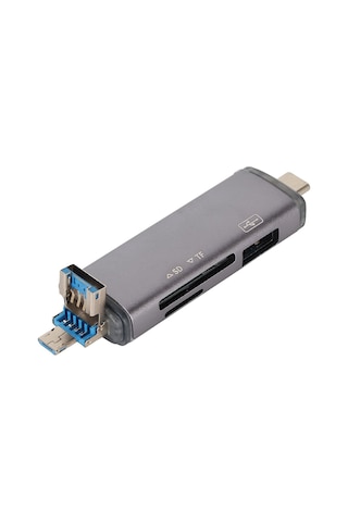 Usb 3.0 Type C Micro Usb Kart Okuyucu 3in1 Usb Otg Sd/tf - Fc441