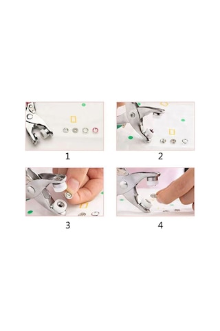 Metal Çıt Çıtlı Düğme Pensesi Ve Düğme Aparatları Gömlek, Elbise Kıyafet Düğme Aparatı