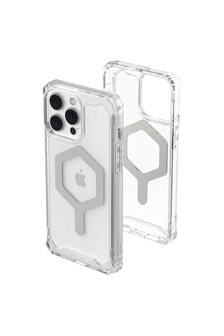 Cosmotex Newface Apple iPhone Uyumlu 14 Pro Kılıf Uag Plyo Magneticsafe Silikon - Şeffaf