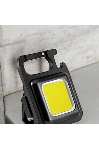 800 Lümen Şarjlı Mini Led Fener 3 Işık Modlu Mıknatıslı Ve Şişe Açıcılı