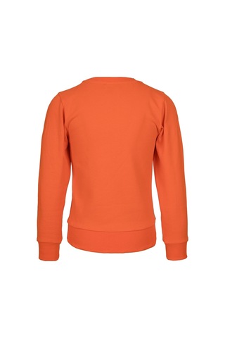 Brz Kids Baskılı Kız Çocuk Sweatshirt-turuncu Turuncu