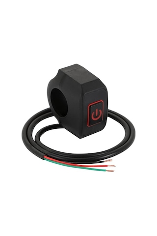 Suya Dayanıklı Motosiklet Gidon Aç Kapa Anahtarı - 22 Mm Açık Mavi