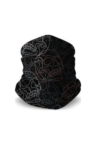 Musclecloth Çok Amaçlı Boyunluk Skull Çok Renkli