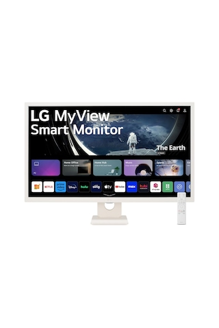 LG 32SR50F-W 31.5" 8 MS 60 Hz WebOS Full HD IPS LED Smart Monitör