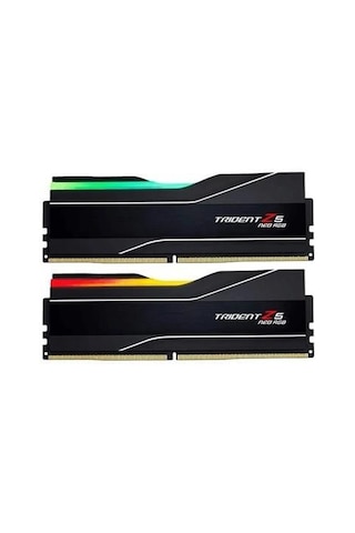 Gskıll 48gb 2x 24gb Ddr5 8000mhz Cl40 Rgb Dual Kıt Pc Ram Trıdent Z5 Neo F5-8000j4048g24gx2-tz5nr