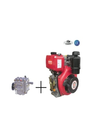 Dizel Motorlu Baysan Bn10 Şanzımanlı Deniz Motoru-12Hp Içten Takma-Marşlı Şarjlı