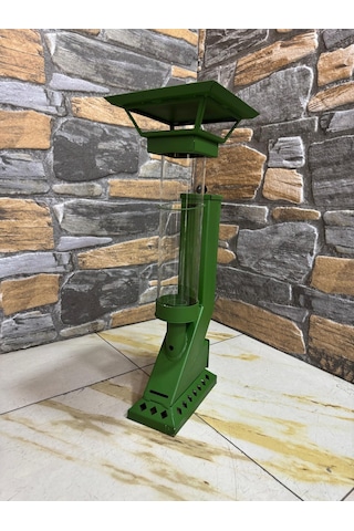 Alev Lambası Roket Tipi Pelet Soba - Yeşil Alev Lambası Roket Tipi Pelet Soba - Yeşil