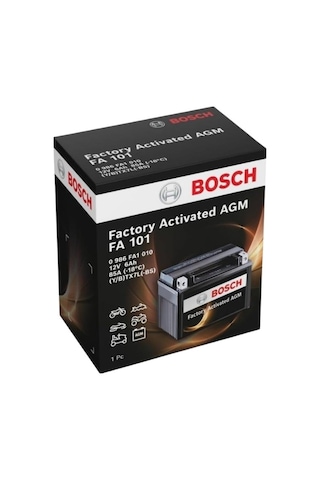Bosch Fa101 Ytx7l-bs 12v 6 Ah Bakımsız Motosiklet Aküsü
