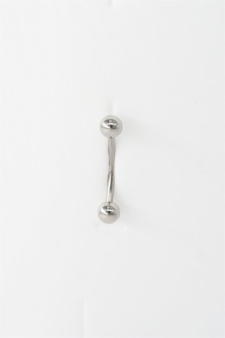 Kadın 316l Anti Alerjenik Topcuklu Piercing Gümüş