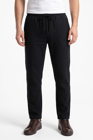Mösyö Erkek Baggy Kalıp Müslin Kumaş Pantolon Bgl-st05592 Siyah