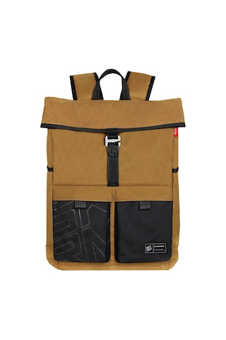 Skinarma Jager Serisi Naylon Scout Sırt Çantası Laptop Ve Aksesuar Bölmeli Kahverengi Kahverengi