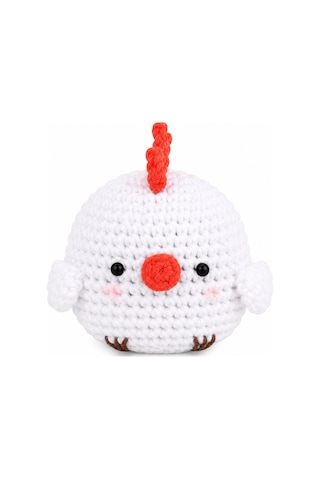 Bakgelal Hello Adorable Amigurumi Tavuk & Civciv Yapım Kiti 2'li Bff Kendin Yap Hobi Seti