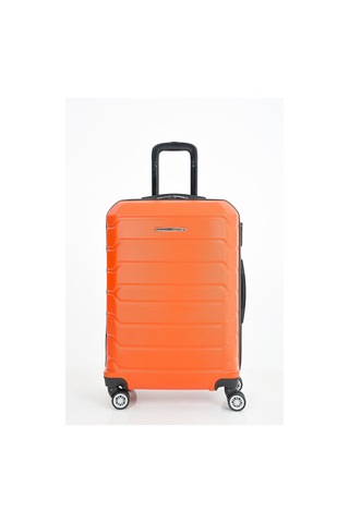 Las Vegas Polo Club Abs Kabin Orta Büyük Ve Makyaj Boy 4'lü Travel Valiz Bavul Seti Turuncu