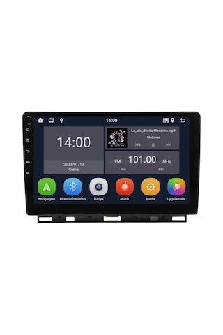 Otolas Renault Clio 5 Android Multimedya Ekran 2020-2023 2 Gb + 64 Gb 9"