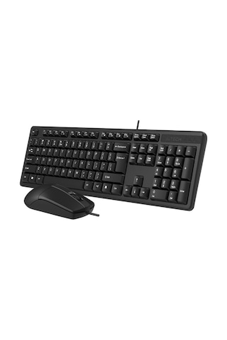 A4Tech KK-3330 Kablolu USB Multimedya Q Klavye Mouse Set