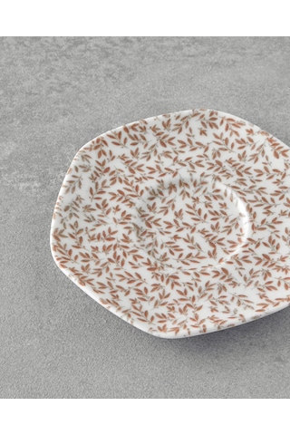 English Home Evie Bone Porselen Çay Tabağı 11 Cm Turuncu Sku: Smg8690010579898 Açık Bej