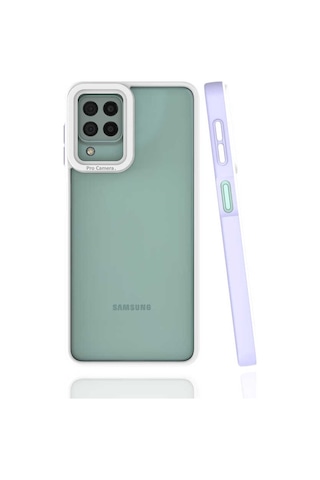 Zore Galaxy Uyumlu M32 Kılıf Mima Kapak - Lila Lila
