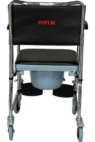 Medikaltec P689 Banyo Tuvalet Duş Wc Koridor Ev Içi Hasta Yaşlı Engelli Tekerlekli Sandalyesi