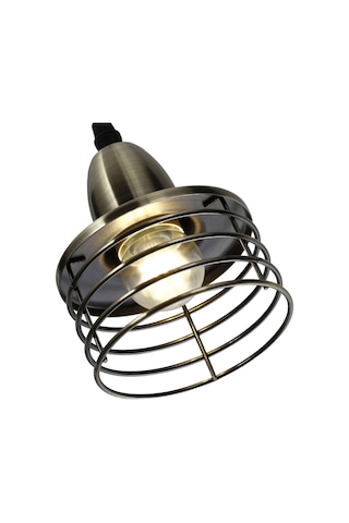 Endüstriyel Retro Plafonyer Stil Sarkıt Tavan Lambası Taban Soket Çok Renkli